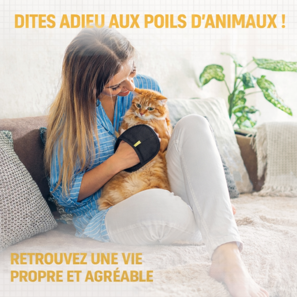 Gant Anti-Poils Réutilisable